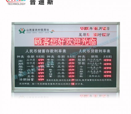 LED銀行匯率屏 R1.0+1.2-7*3*4-F3.75-3*1-R-E-A