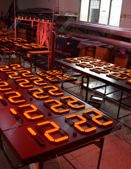 紅色18.88油價(jià)屏